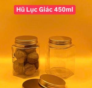 Hũ lục giác 450ml