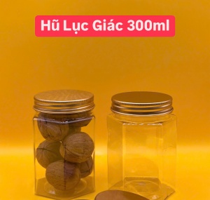 Hũ lục giác 300ml
